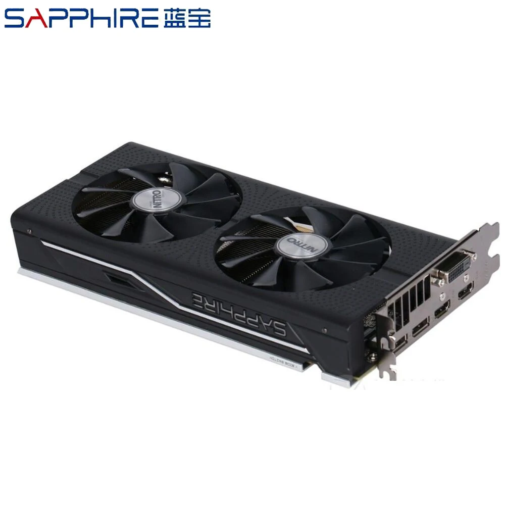 Видеокарта SAPPHIRE Radeon RX480 8 ГБ для игровых ПК на базе AMD GPU 256 бит GDDR5. Используется в компьютерах.