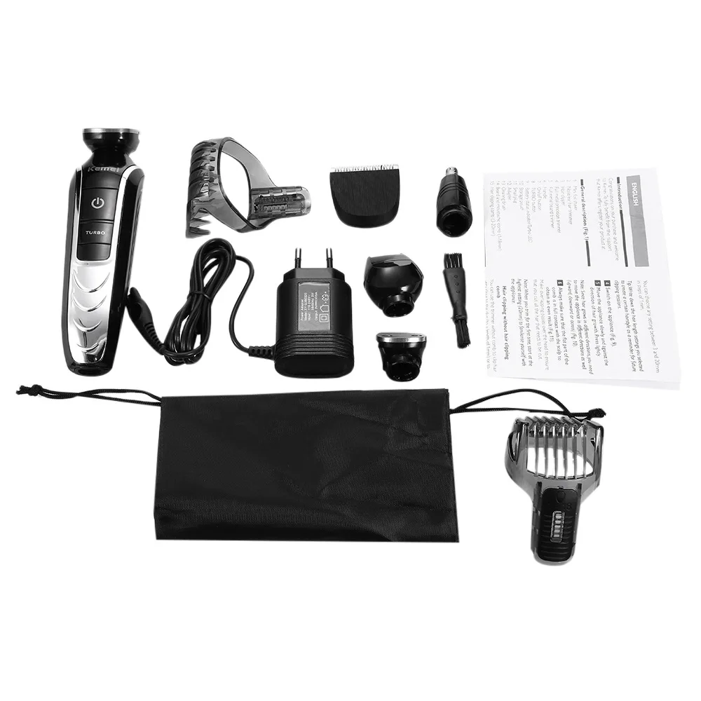 

5 in 1 hair cutting hair clipper electric shaver beard trimmer men styling tools shaving machine