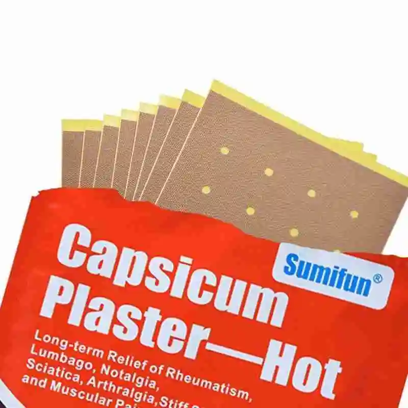 Joom Wish Sumifun red Перцовый пластырь 1 упаковка/8 штук F6M4 | Красота и здоровье