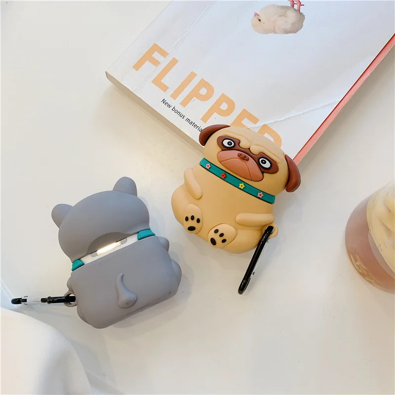 Чехол для наушников Apple AirPods Pro милый мультяшный 3D чехол Airpods 1 2 3 с изображением