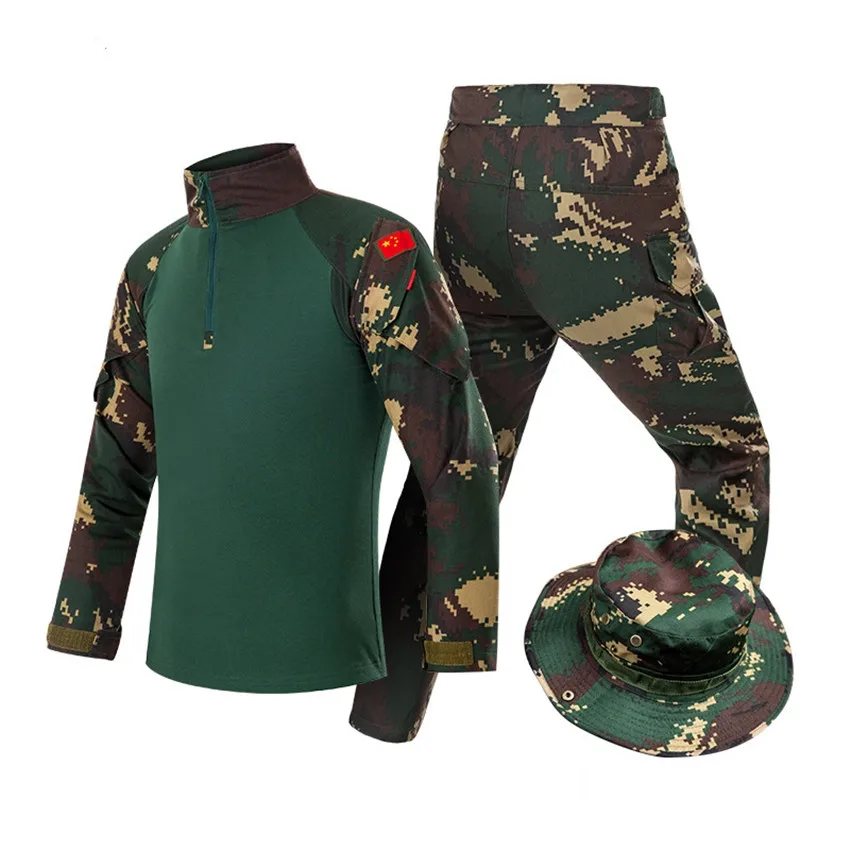Костюм мужской Камуфляжный тактический куртка и брюки в стиле милитари спецназ