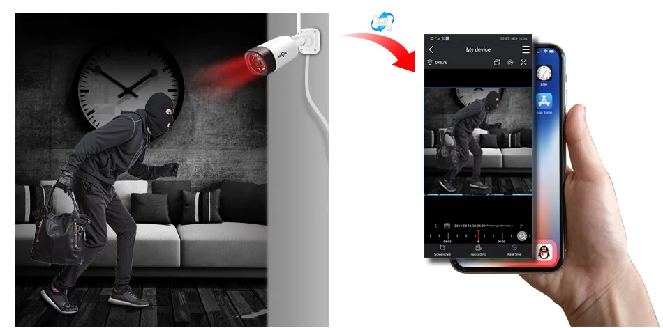 Hiseeu 8CH 1080P Беспроводной NVR комплект камера видеонаблюдения системы безопасности 2mp Аудио Звук CCTV ip-камера Водонепроницаемый комплект видеонаблюдения