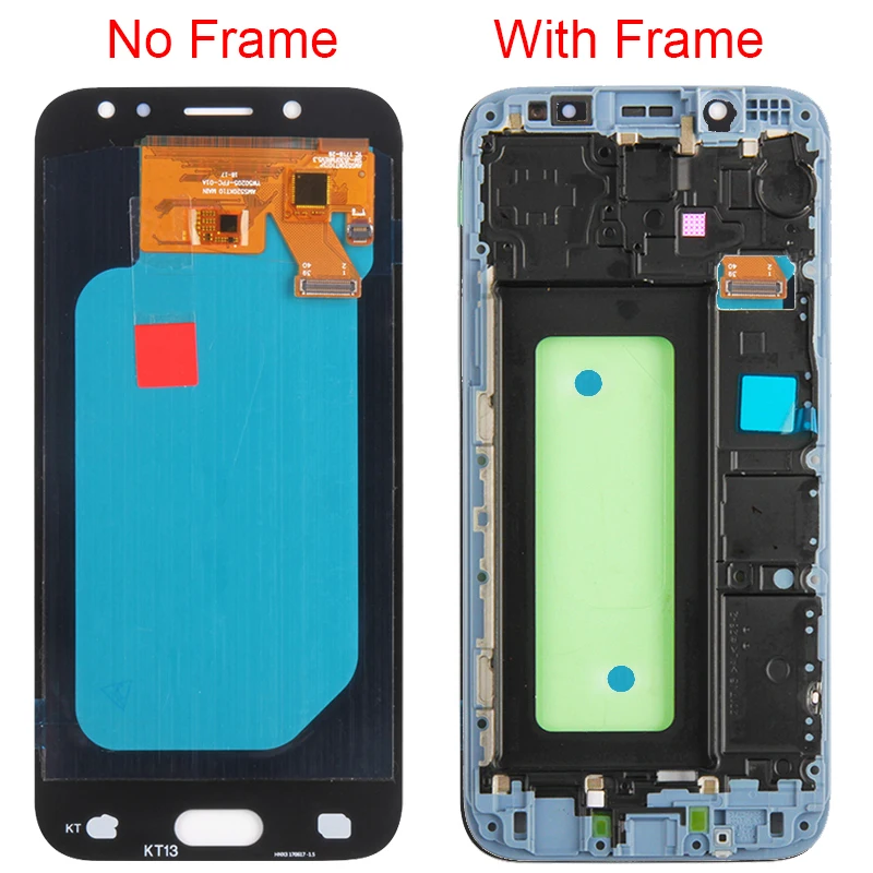 Super AMOLED для Samsung Galaxy J5 2017 ЖК дисплей с рамкой Pro LCD SM J530F J530M сенсорный экран в