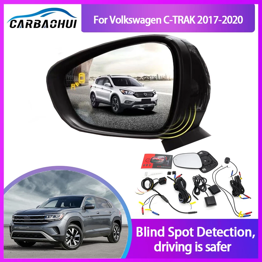 

Зеркало для слепых зон автомобиля, система обнаружения радара для Volkswagen C-TRAK 2017-2020 BSD BSA BSM, микроволновый монитор, Радар-детекторы