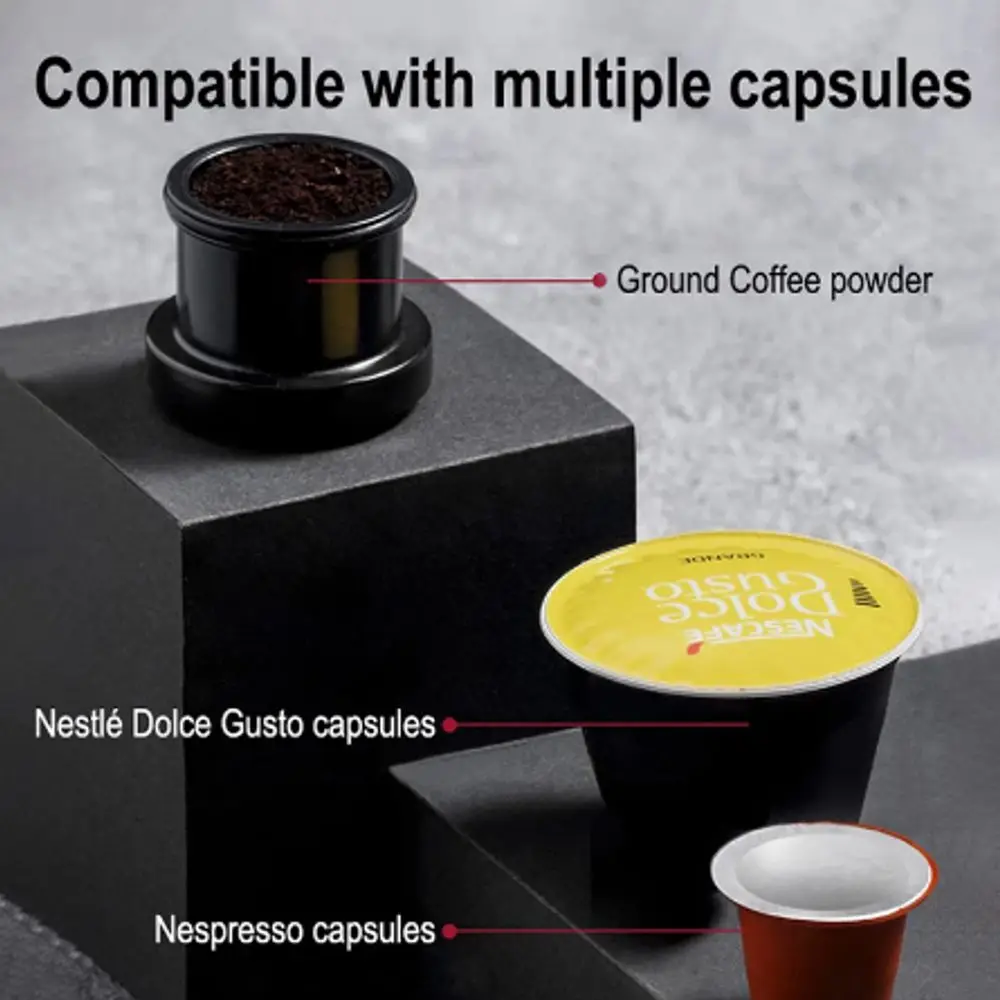 

USB Capsule Espresso Maker Portable Coffee Makers for Car DC12V Coffee Machine / Hot Cold Water Heating / Fully semi-automatic