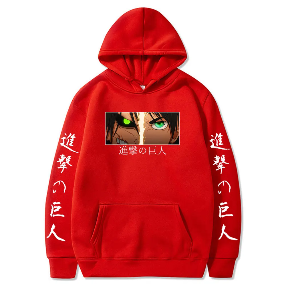 

Japanese Anime Attack on Titan Hoodies Unisex Kawaii Manga Levi Graphic Streetwear Harajuku Sweatshirts Black Hoodie Male