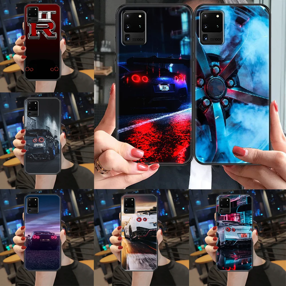 Спортивный автомобильный чехол GTR для телефона Samsung Galaxy Note 4 8 9 10 20 S3 S5 S8 S9 S10 S20 Plus UITRA
