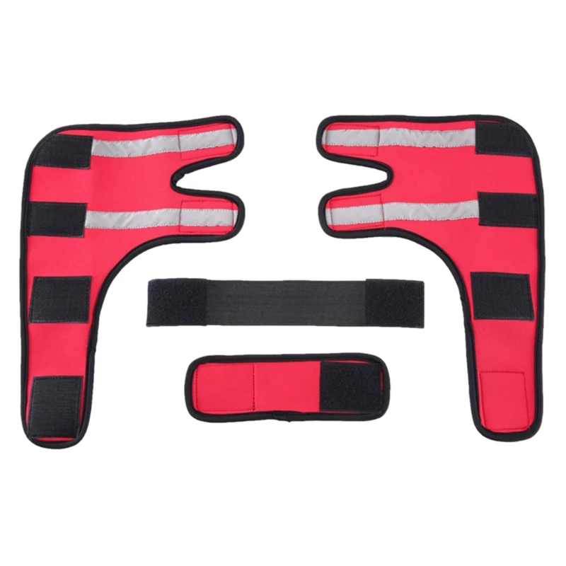 Защитные рукава для локтей собак (1 пара) с поддержкой суставов и лечением ран и растяжений с бинтами.