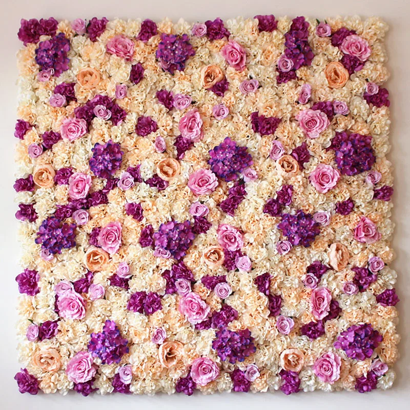 

60x40 cm Artificial flower wall background Wedding props supplies Wall decoration Arches silk flower Rose peony Window studio
