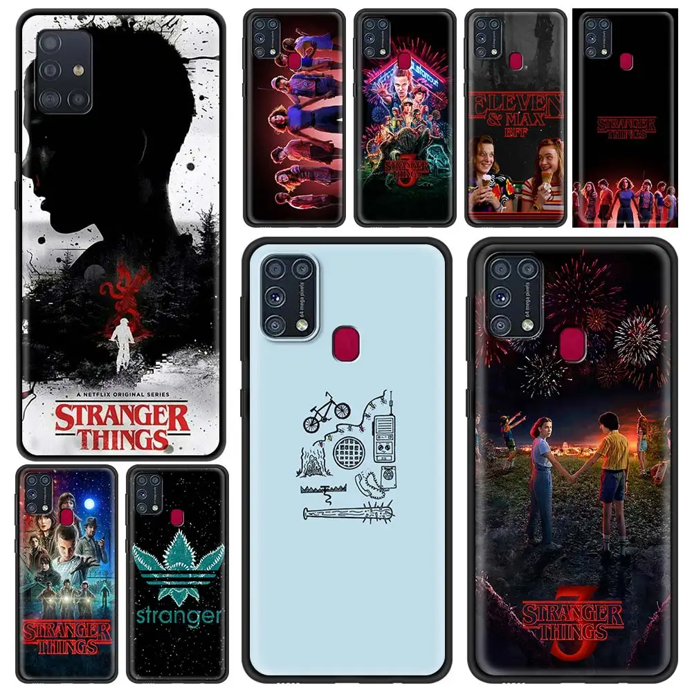 

Case for Samsung Galaxy M31 M51 M30s M31s M11 M01 M21 F41 M62 M42 M32 M12 F62 F52 F22 F12 A9 A7 Shell Stranger Things Season 3