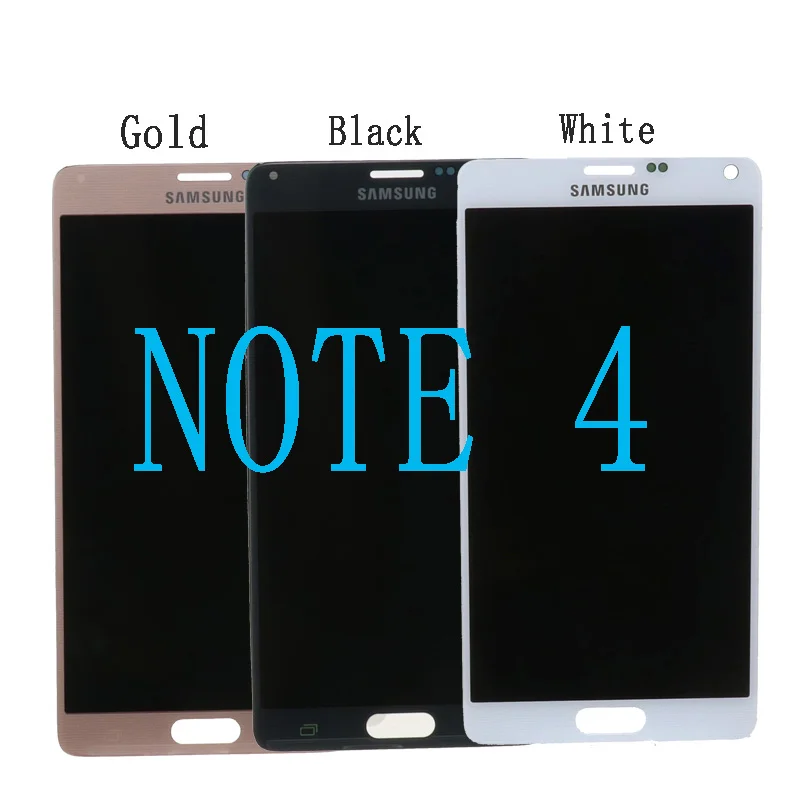 Оригинальный ЖК дисплей 5 7 дюйма AMOLED для Samsung Galaxy Note 4 N910 N910F N910C N910A N910H с сенсорным