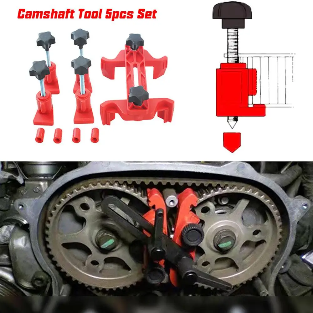 

1Set Camshaft Lock Holder Car Engine timing belt disassembly tools Cam Timing Locking Tool Set Universal Cam automotive kit