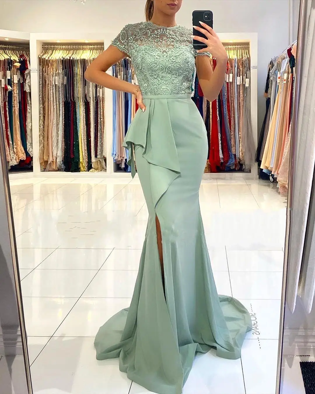 2022 Vestido De Festa Длинные вечерние платья с вырезом лодочкой элегантные для