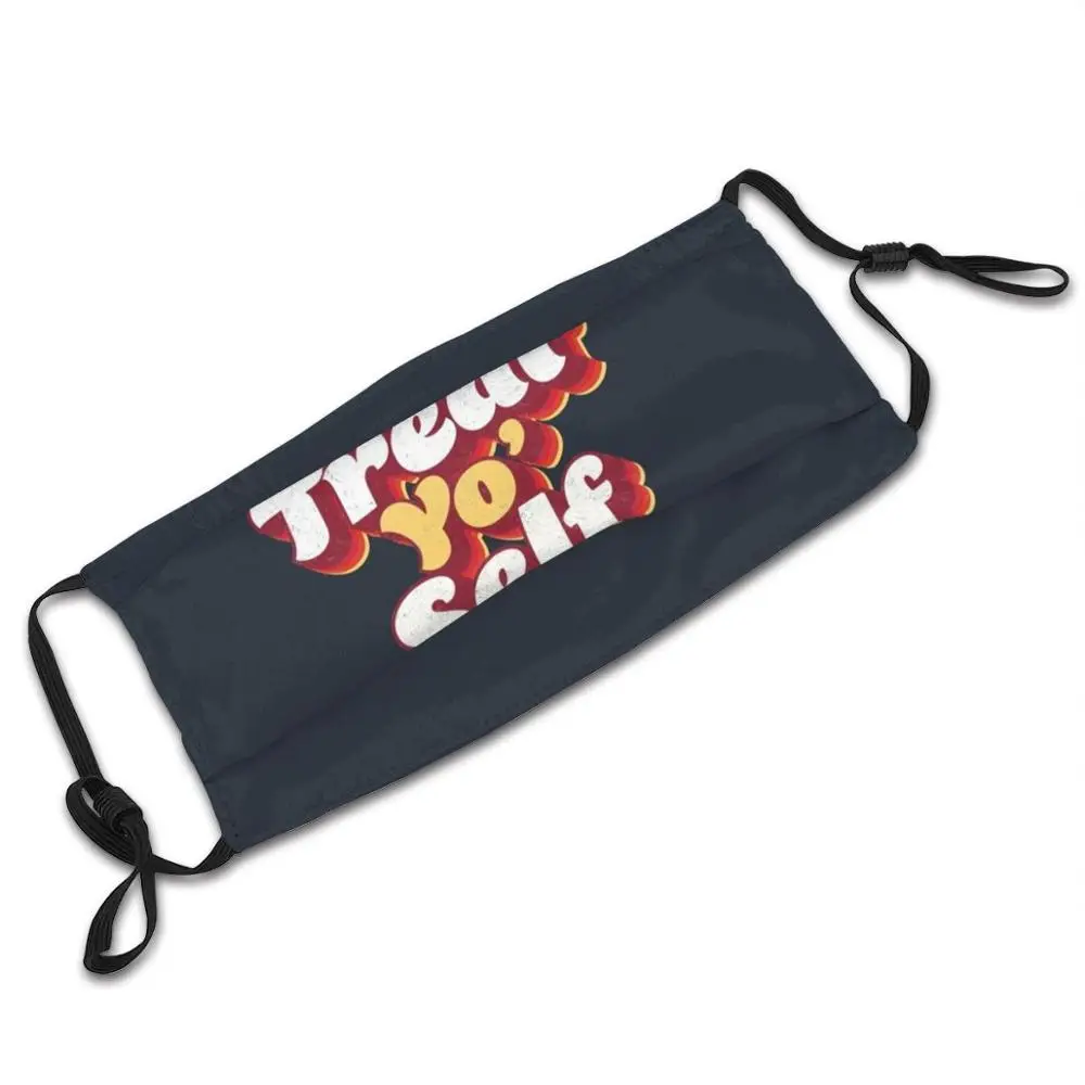 

Treat Yo Self Parks And Recreation Donna Tom Reusable Face Mask , Adjustable Washable Replaceable Fashion Fase Masks Parks And