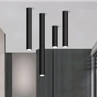 Скандинавский светильник для помещений, светодиодный потолочный светильник, длинная трубка с поверхностным креплением, Точечный светильник для гостиной, спальни, коридора, магазина, кофе