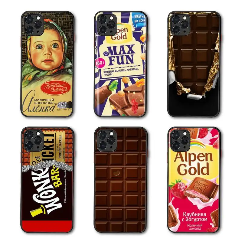 

Wonka Bar Golden Ticket Alpen Gold Sushi Phone Case Matte Transparent for iPhone 7 8 11 12 s mini pro X XS XR MAX Plus coque