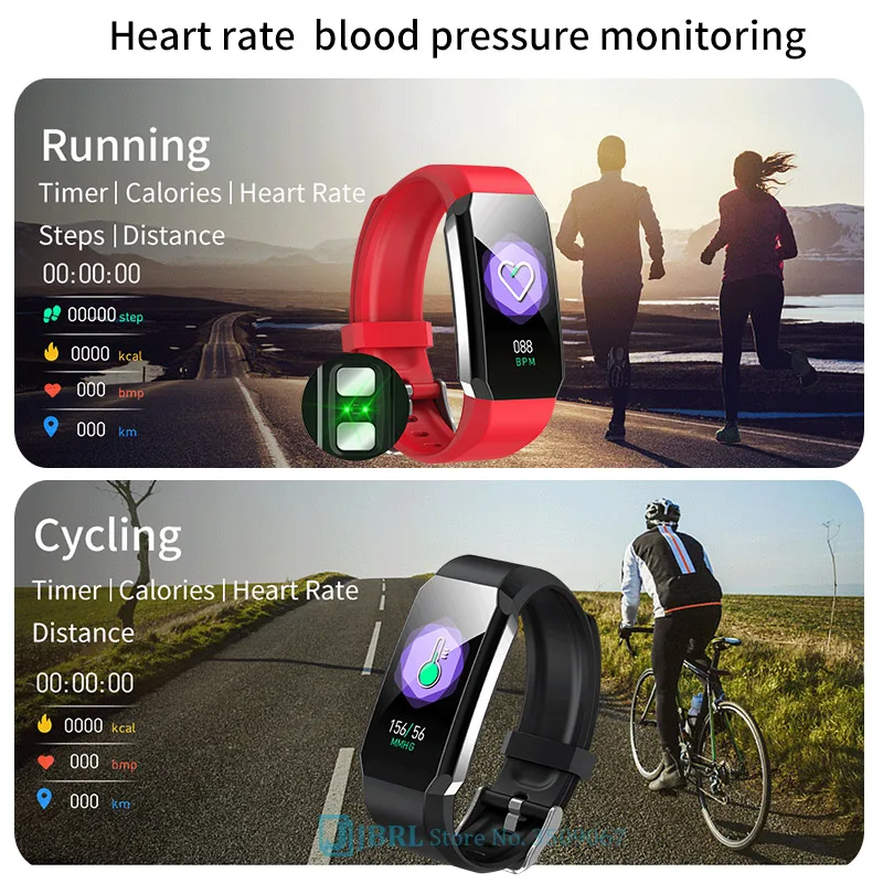 temperature smart watch 2021 new men women smartwatch fitness tracker heart rate monitor smart clock for andriod ios smart watch free global shipping