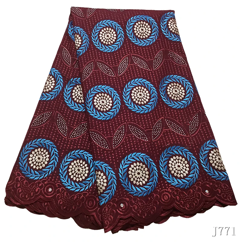 Африканская кружевная ткань Королевский Синий Швейцарский Vole Lace 5 ярдов порошок вышитая польская хлопковая кружевная ткань Женская ткань HA772