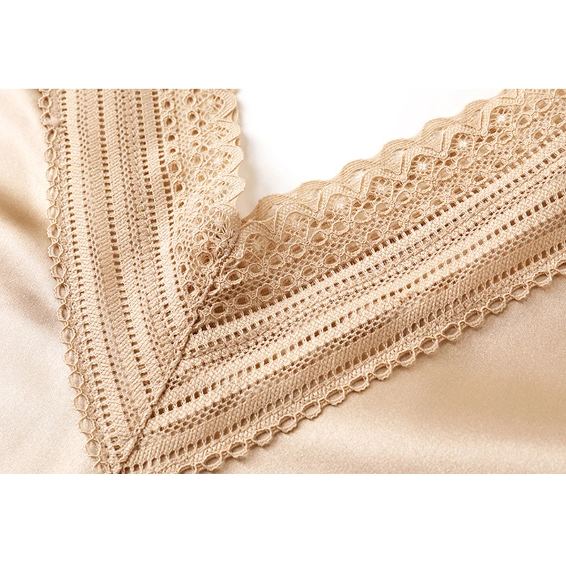 

2021 Summer Camis Women Tank Top Backless Lace Sleeveless Satin Lace Vest Causal Solid Lace Clothes V-neck Fashion Blusas 13696