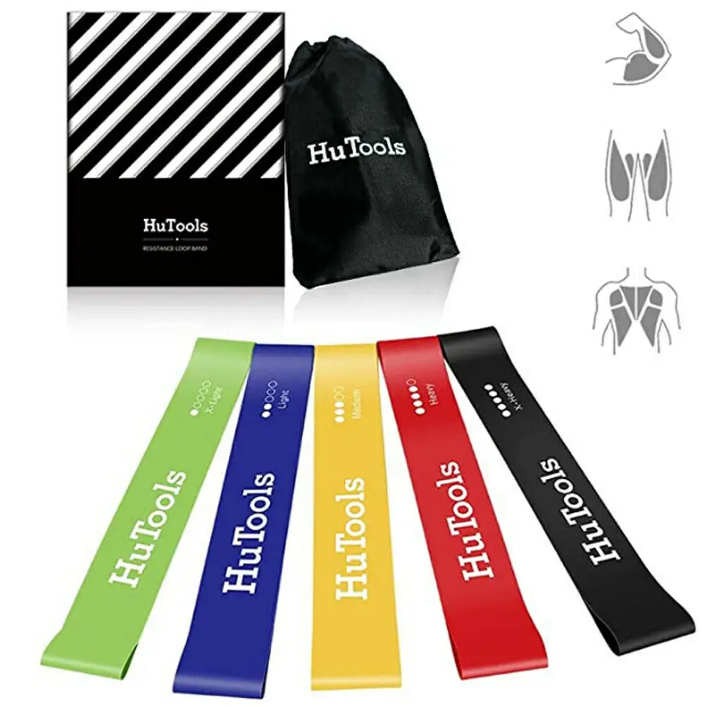 5 шт в упаковке для занятий йогой упражнений Натяжная лента резиновый пояс