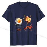 t shirt breakdance crew egg toast bread sausage bacon faddish custom top t shirts cotton men t shirt printed on