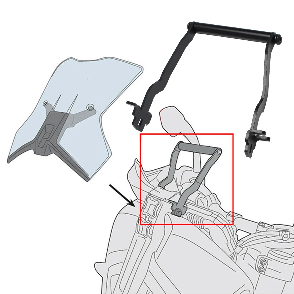 Крепление для GPS навигатора мотоцикла смартфона Монтажный кронштейн ФИРМЕННЫЙ