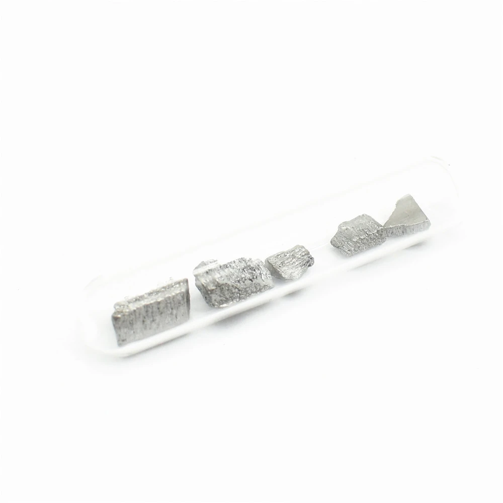 Металлическое железо запечатанное в стекле для коллекции элементов 99.99% чистая Fe