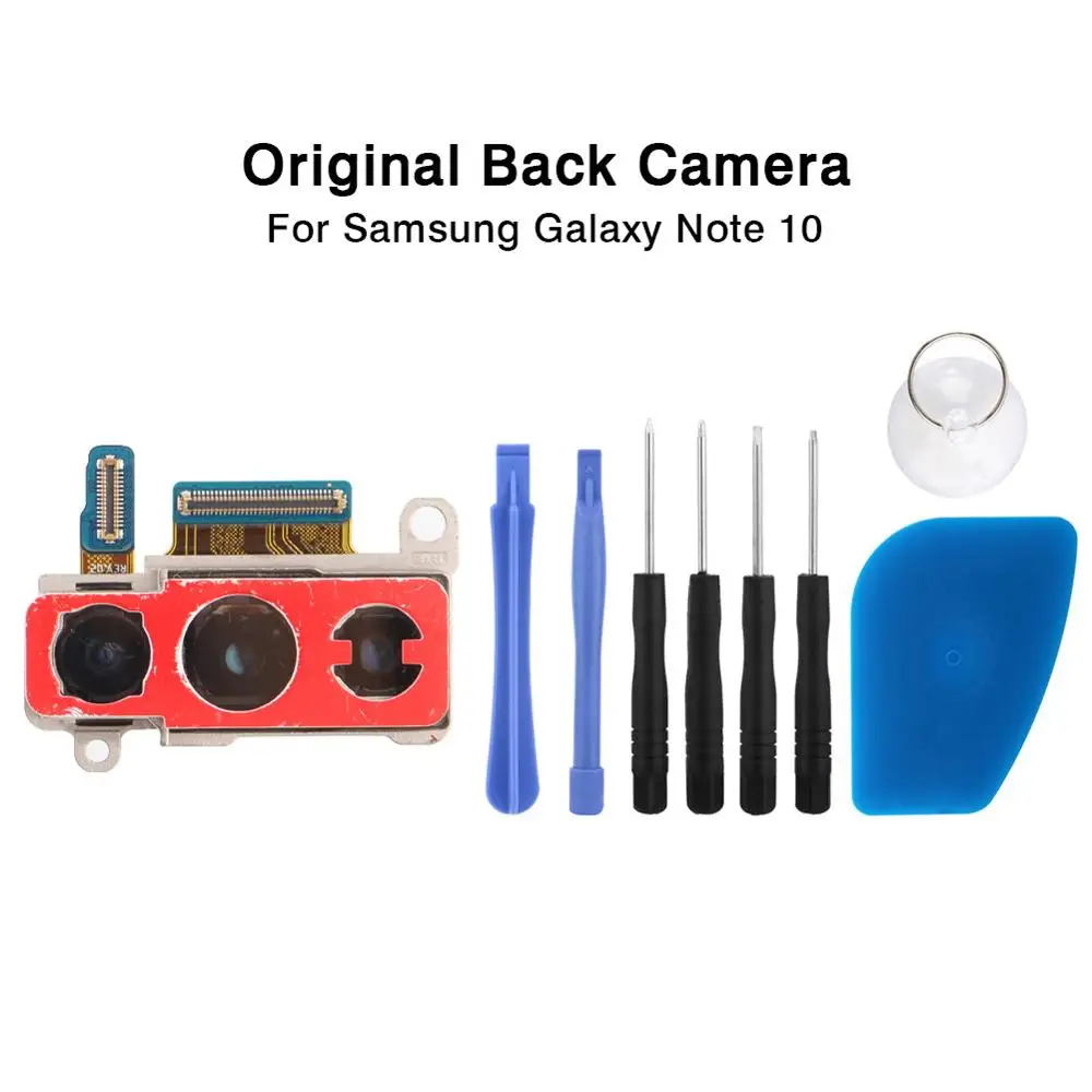 Tested Original For Samsung Galaxy Note 10  Rear Big Back Camera Module Mobile Phone Replacement Part Lens Repair Tool