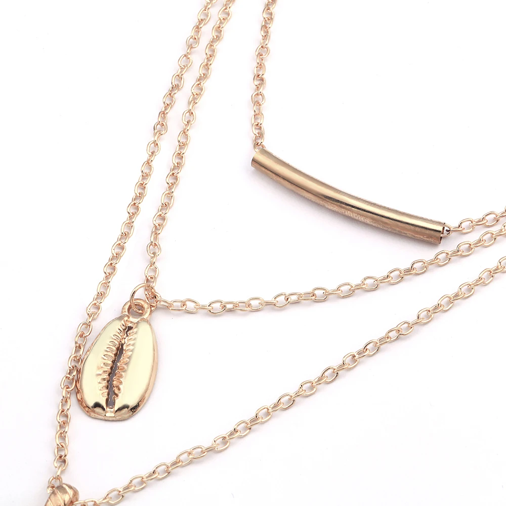 Летние DIY подарки золотой цвет многослойная эмалированная оболочка Женская