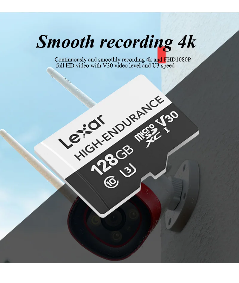 Lexar высокопрочная Micro SD карта 667x32 GB 64GB SDXC UHS-II карта памяти 100 МБ/с. TF карта флэш-накопитель для камеры