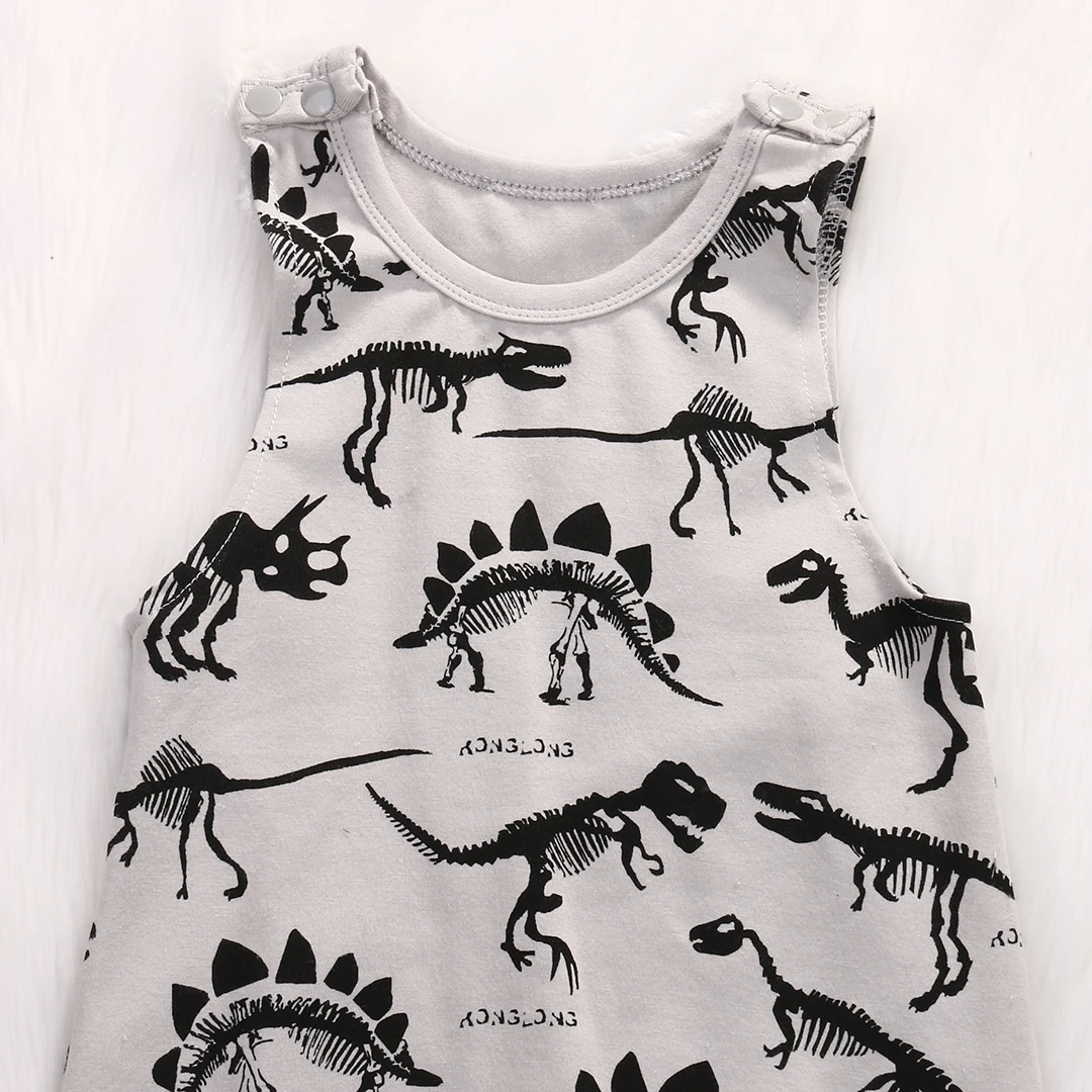 Baby Romper Newborn Toddler Clothes Infant Boy Girl Cartoon Dinosaur Jumpsuit Outfit | Детская одежда и обувь