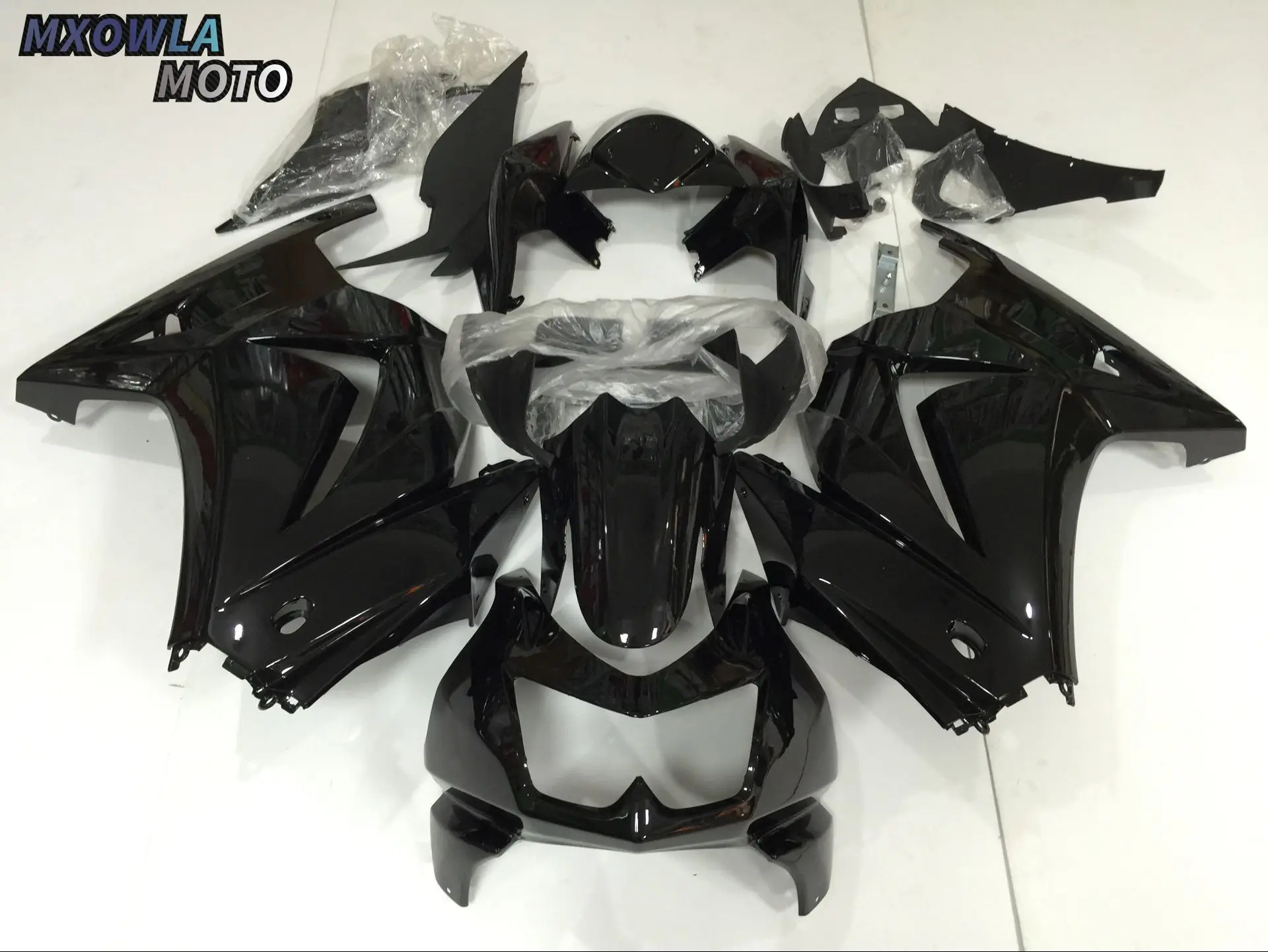 

black Full Fairings Kit Green Fairing For Ninja250 2012 Motorcycle Complete Bodywork