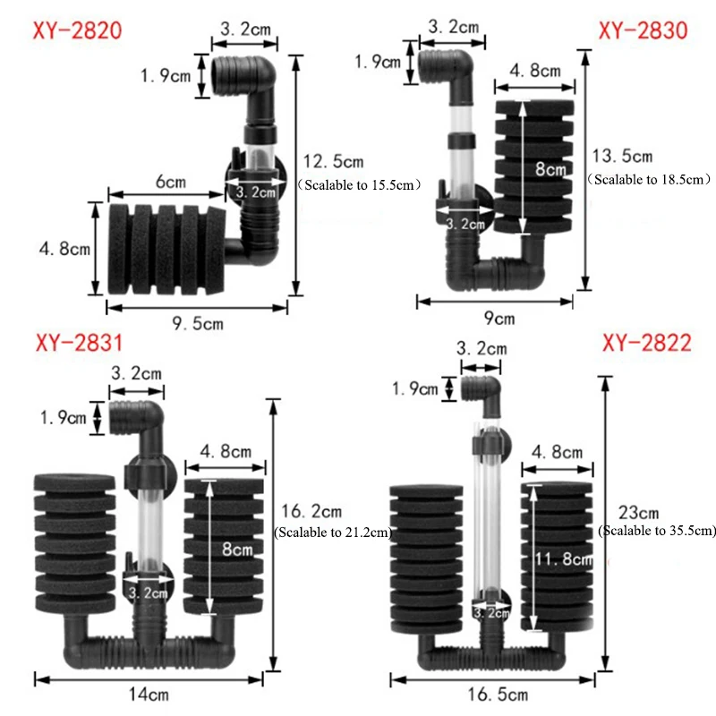 

Aquarium Filter for Aquarium Fish Tank Air Pump Skimmer Biochemical Sponge Filter Aquarium Bio Filter Aquarium Filter Practical