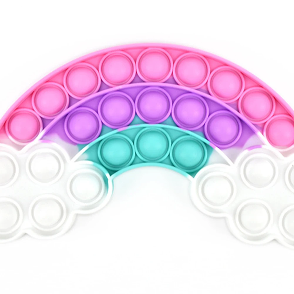 

Two start Push Bubble Sensory Toy for Autism Squishy Stress Reliever Toys Adult Kid Funny Anti-stress Fidget Toy Gift