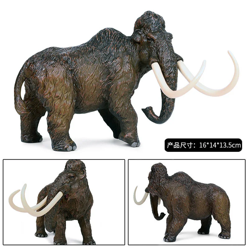 Big Mammoth Elephant Animal Figure Collectible Toys Wild Action Figures Kids Plastic Cement | Игрушки и хобби