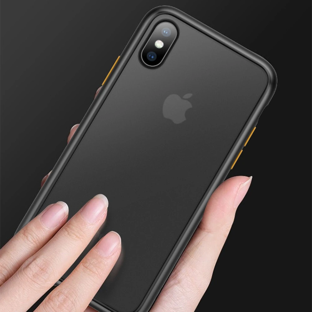HAWEEL PC + TPU военный амортизационный чехол для iPhone X XR XS Max прозрачный ультратонкий