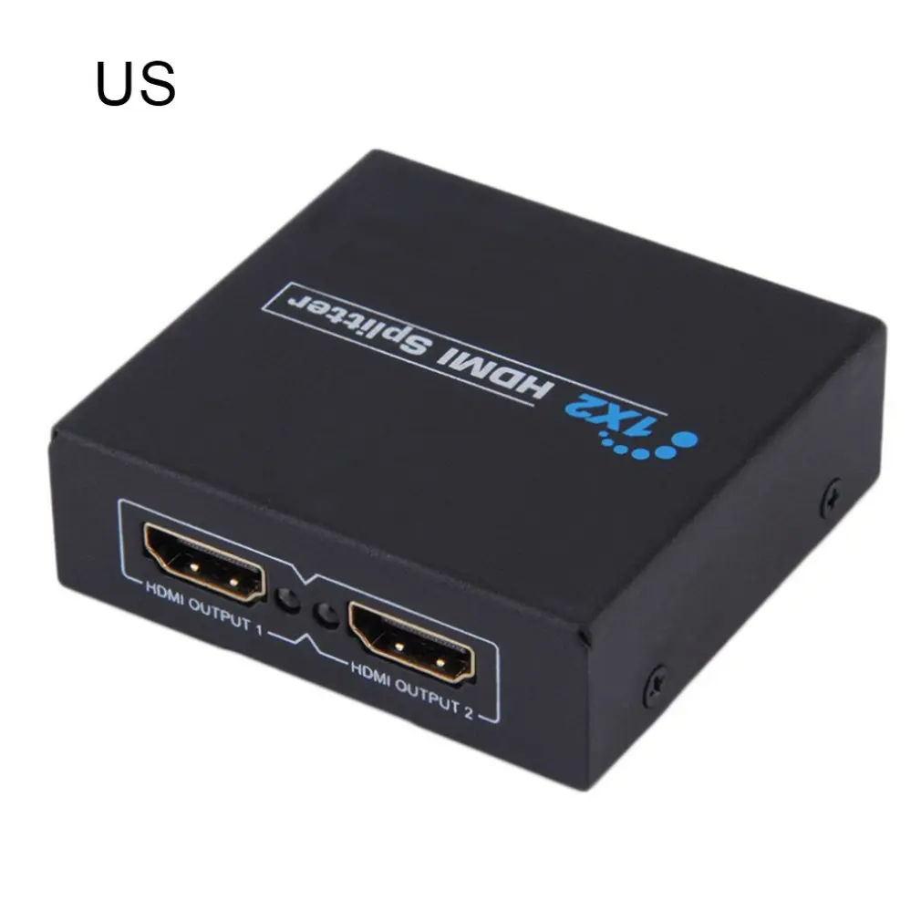 2 порта Hdmi Y сплиттер 1 в пути Выход зеркало Дисплей аудио видео Hd V 4 конвертер