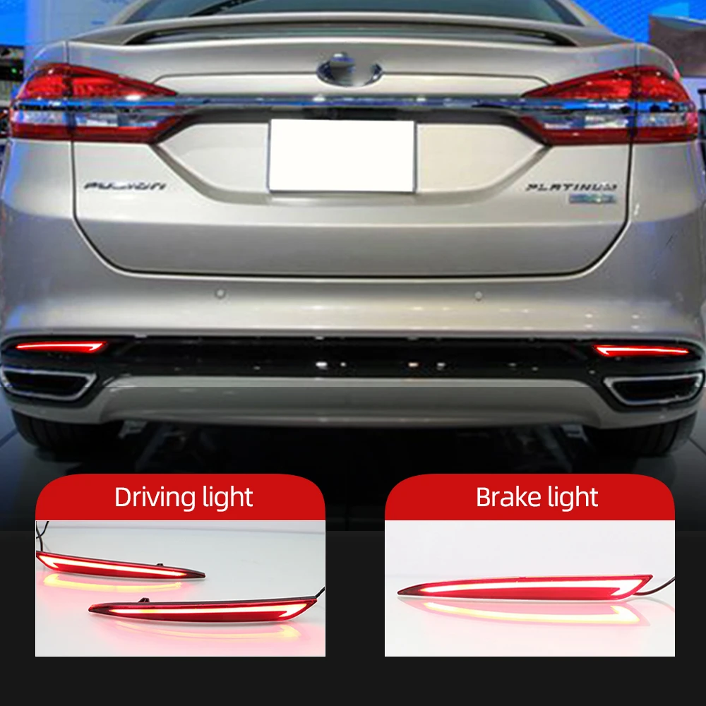 2 шт. отражатель для Ford Mondeo Fusion 2013 2014 2015 2016 2017 2018 светодиодный светильник бампер