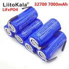 2020 умное устройство для зарядки никель-металлогидридных аккумуляторов от компании LiitoKala: Lii-70A 32700 lifepo4 3,2 v 7000 мАч, 33A 55A сварки полоса для надежного удержания отвертка батарея электрический велосипед питание + Никель листов