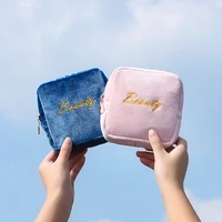 new woman sanitary napkin storage bag portable travel storage key coin bags cosmetic lipstick pouch zipper small purse