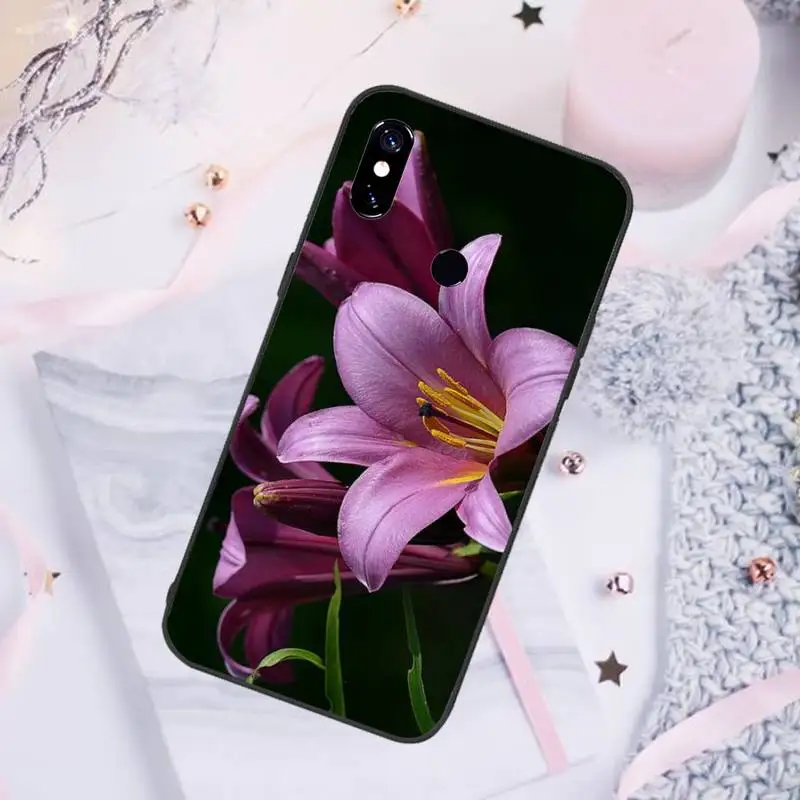 

Lily flower Phone Case For Xiaomi Redmi note 7 8 9 pro 8T 9S Mi Note 10 Lite pro