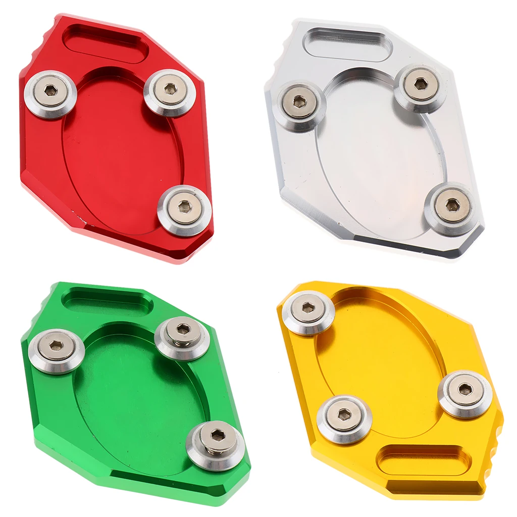 

Motorcycle Kickstand Side Stand Extension Plate Pad For Kawasaki NINJA 300