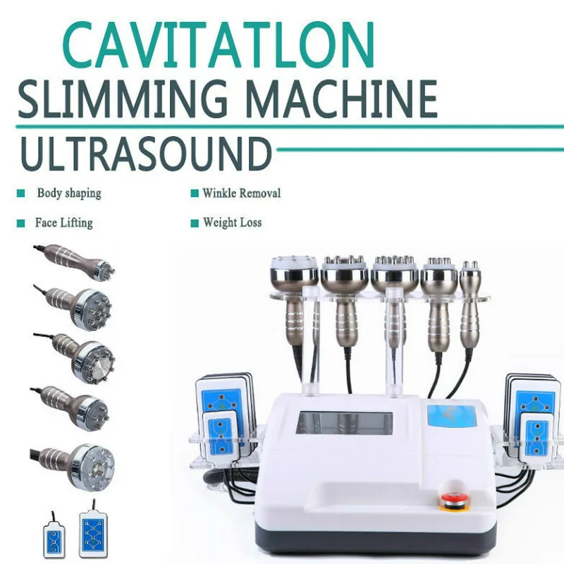 

New Arrival 6 In 1 Cavitation Slimming Machine For Spa Salon Use Body Sculpture Dhl Free Shipping With Ce