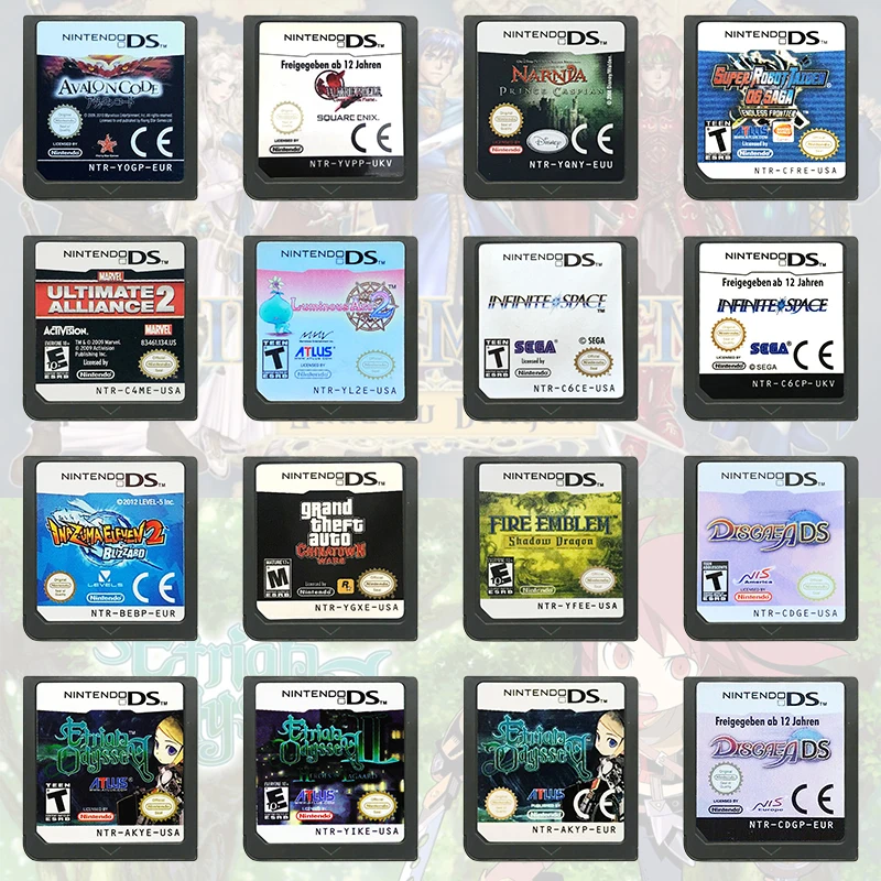 

Video Games Cartridge NDS Game Console Card for Nintendo DS 2DS 3DS Role Playing Games RPG Games Series Etrian Odyssey