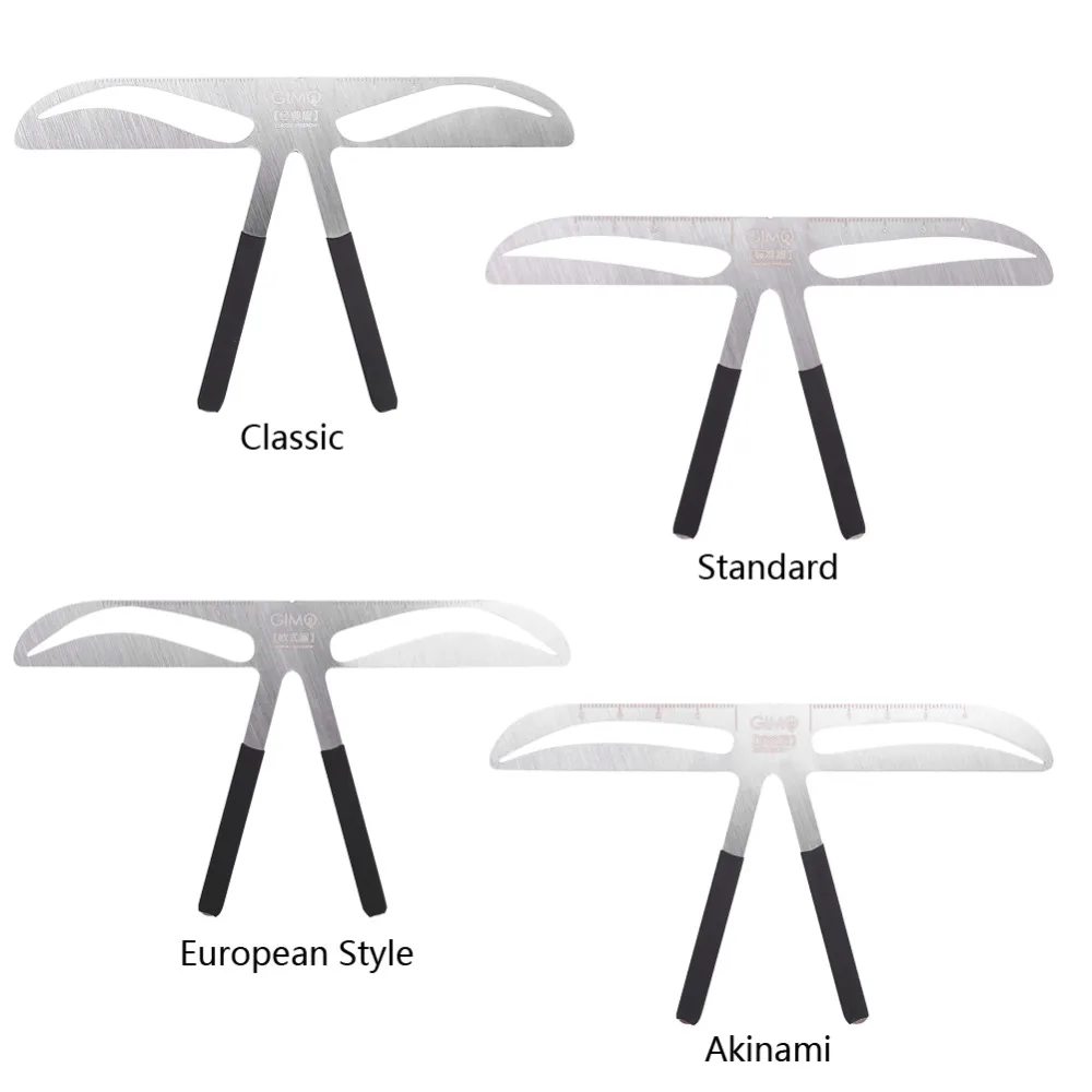 7 типов трафаретов для бровей трафареты ухода за бровями шейпинг DIY шаблоны