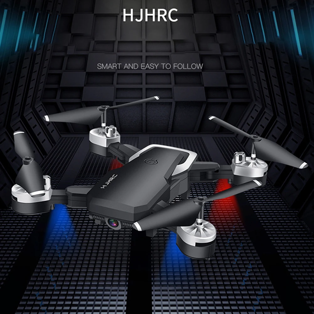 HJ28 wifi FPV длинный Аккумулятор RC Дрон широкоугольный селфи Квадрокоптер Высокое разрешение вертолет Высота игрушки аэрофотосъемка Складная