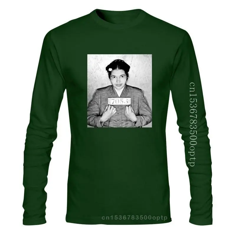 

New ROSA PARKS MUG SHOT CUSTOM MEN'S T-SHIRT TEE BLACK HISTORY BHM 2021 - WHITE