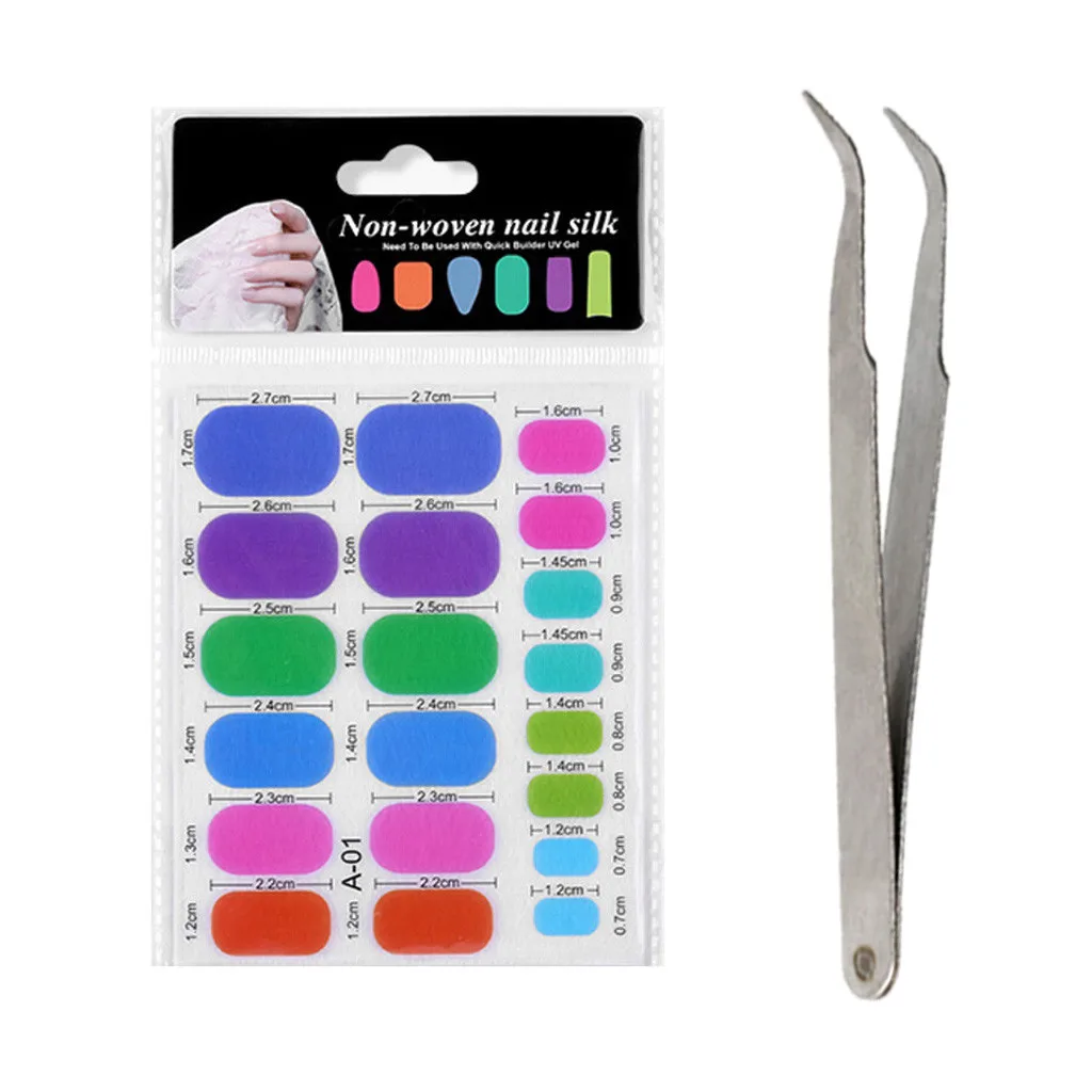 Стекловолоконный Уход за ногтями для наращивания ногтей УФ гель шелковые