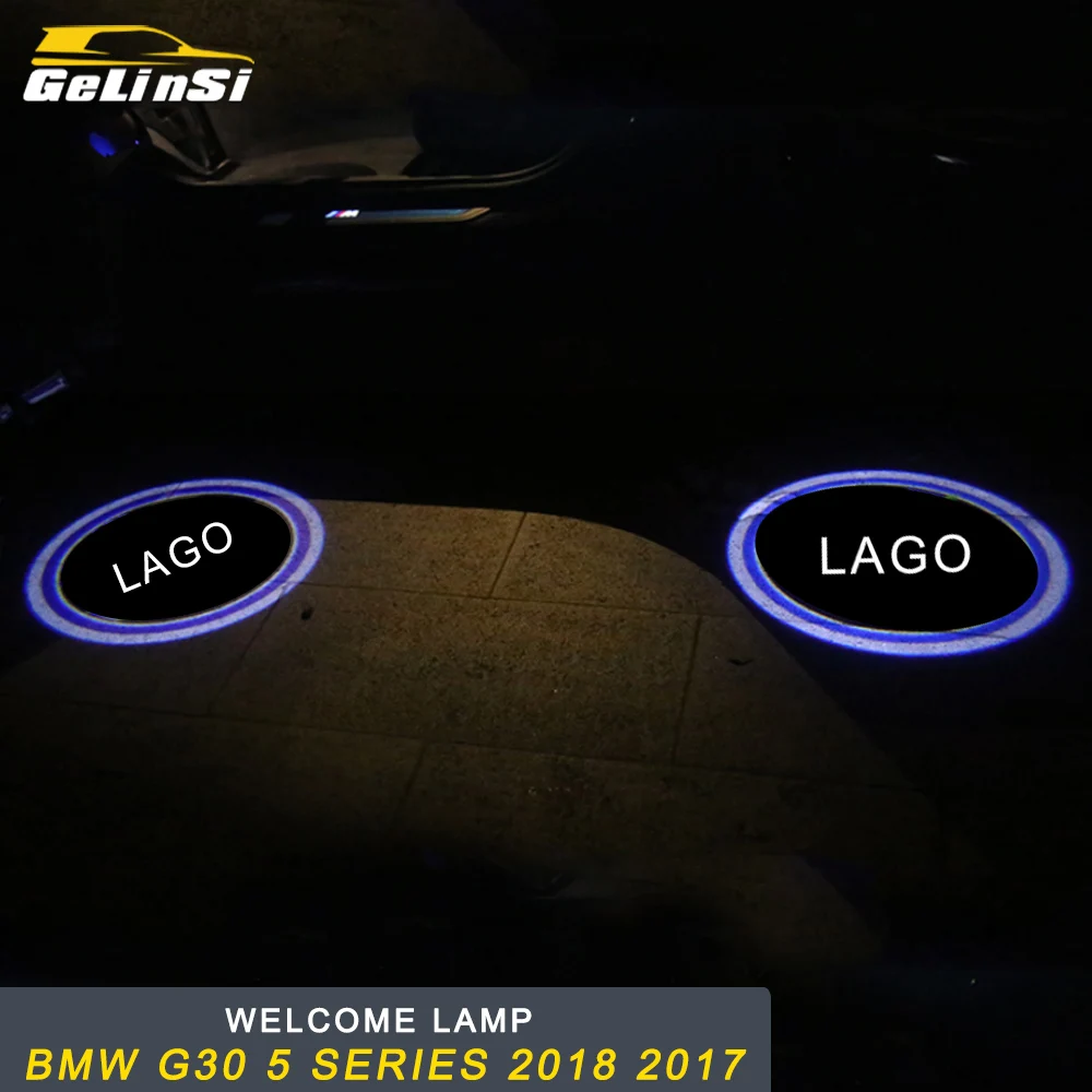 GELINSI Auto Car Welcome lamp door light Accessories For BMW G30 5 series 2018 | Автомобили и мотоциклы