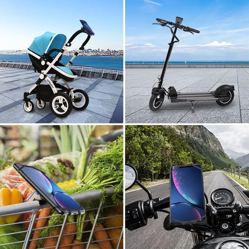 

Bicycle Mobile Phone Holder Aluminum Alloy Various Mobile Phone Models Universal Bicycle Pulley Mobile Phone Holder